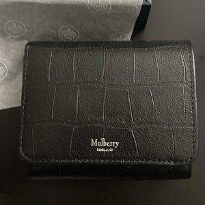 Mulberry Small Continental French Purse (Soft Croc)